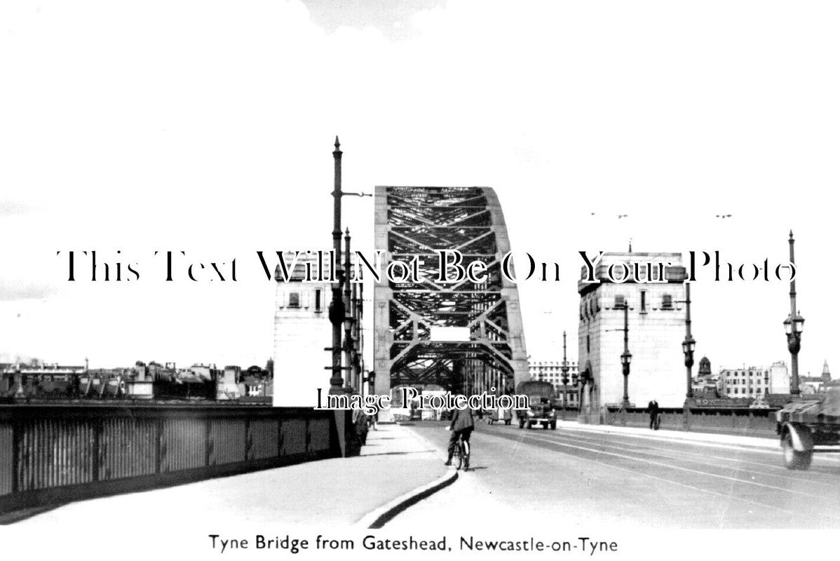 NO 2295 - Tyne Bridge From Gateshead, Newcastle On Tyne c1951