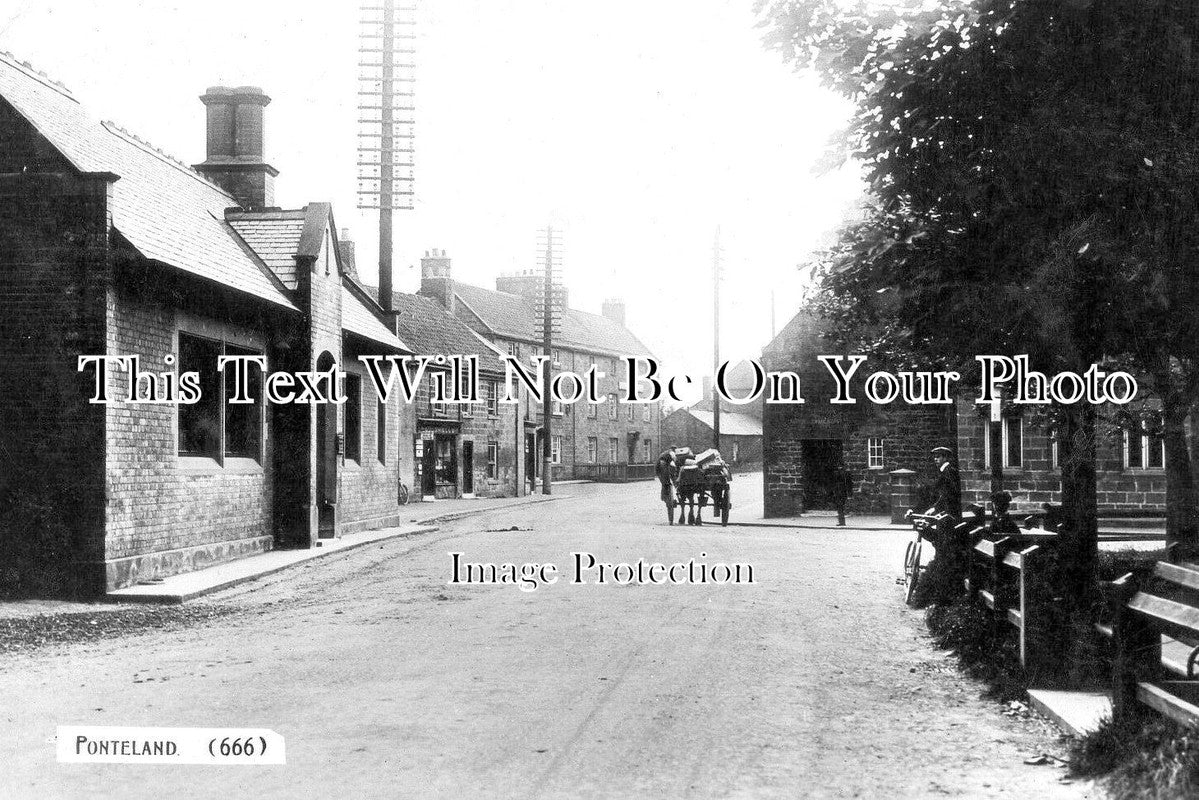 NO 2776 - Main Street, Ponteland, Newcastle Upon Tyne c1916