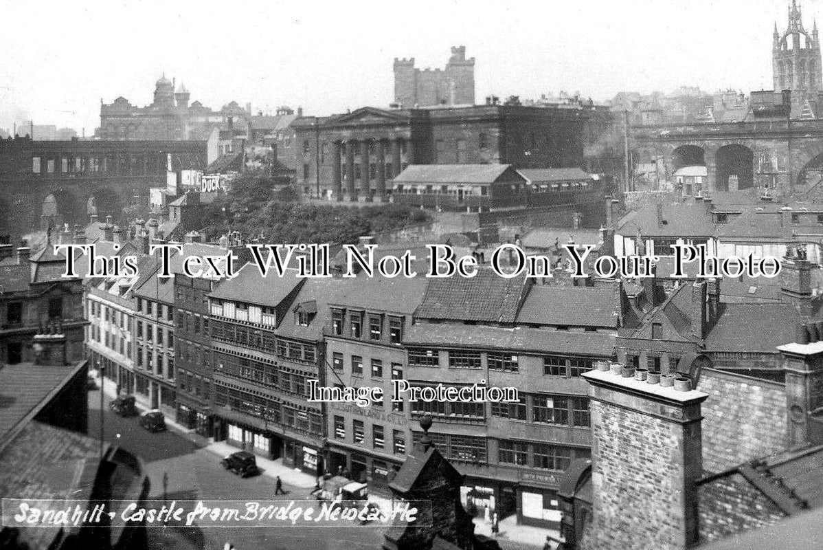 NO 2818 - Sandhill & Castle From Bridge, Newcastle On Tyne