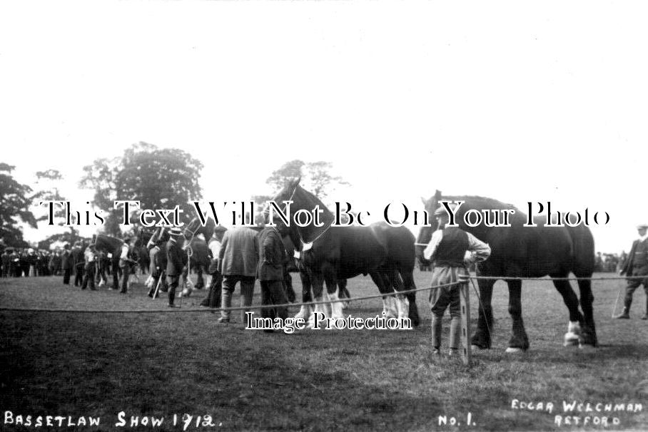 NT 1274 - Bassetlaw Show, Nottinghamshire c1912