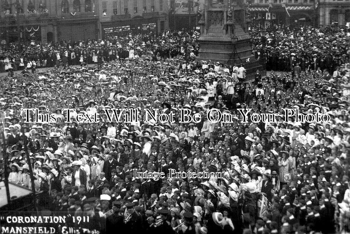 NT 1296 - Coronation Celebrations, Mansfield, Nottinghamshire 1911