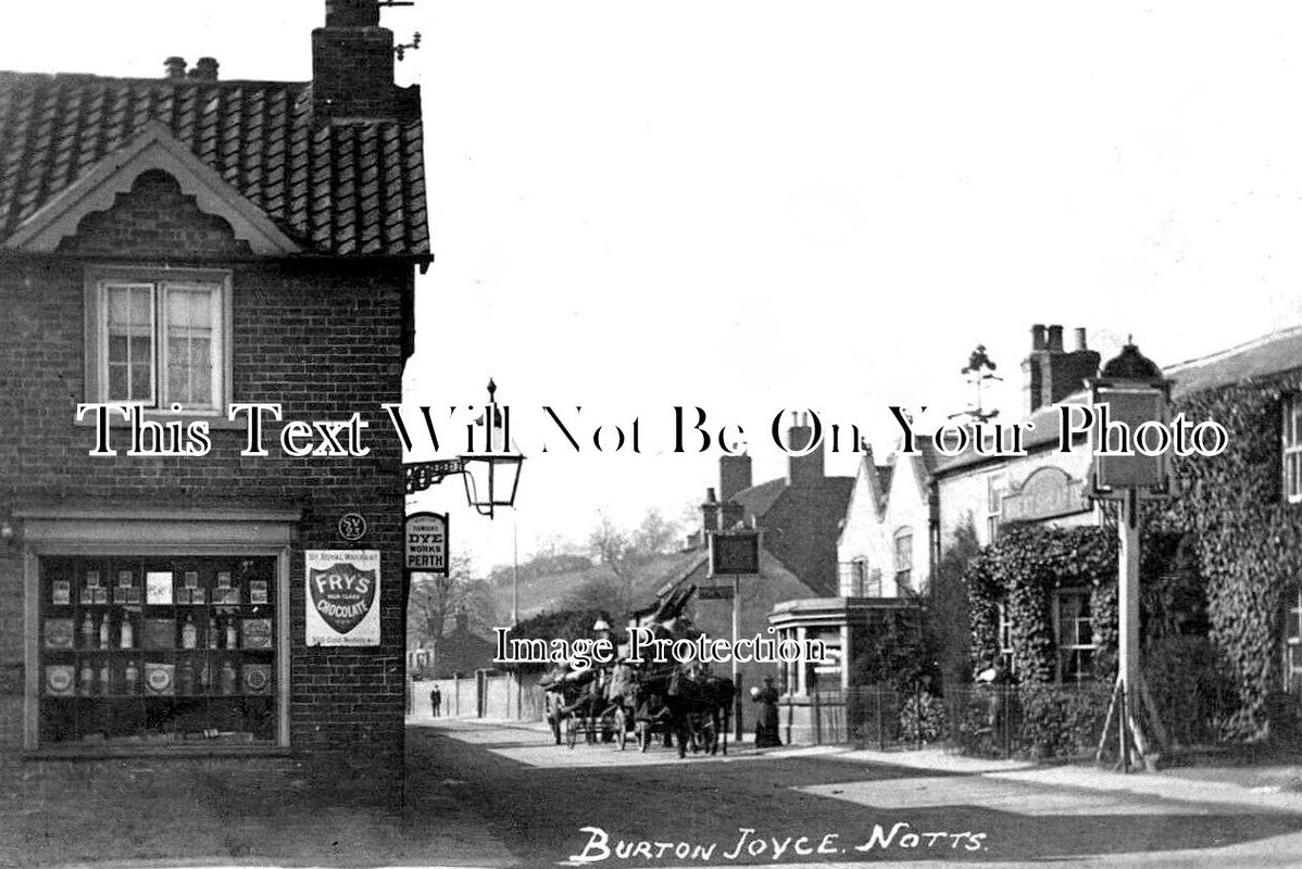 NT 1348 Burton Joyce Nottinghamshire c1904 JB Archive