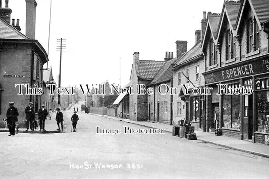 NT 1919 - High Street, Warsop, Nottinghamshire c1914