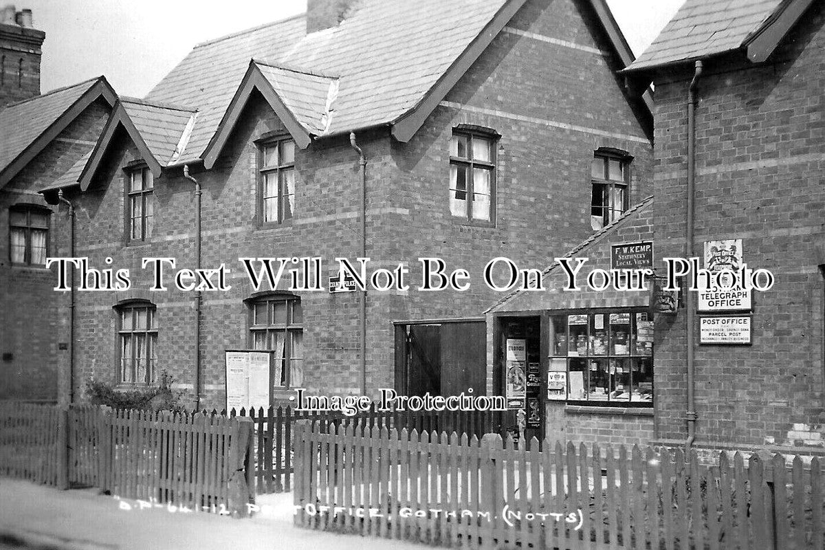 NT 1971 - Gotham Post Office & Police Station, Nottinghamshire