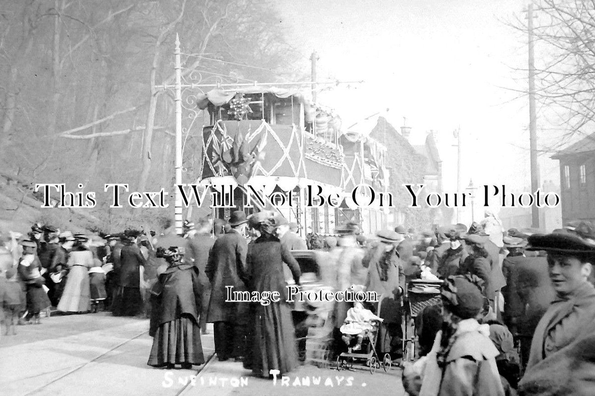 NT 572 - Sneinton Tramways, Colwick Road, Nottingham, Nottinghamshire c1906