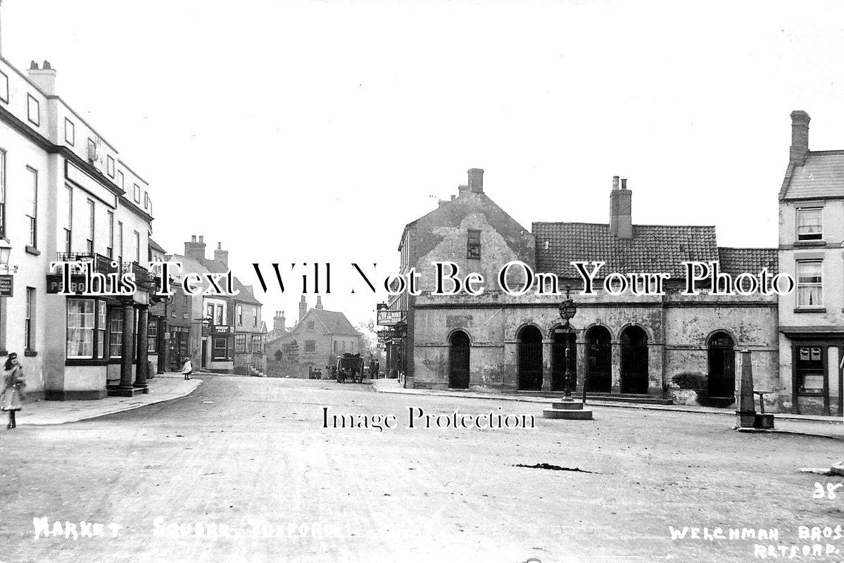 NT 753 - Market Square, Tuxford, Nottinghamshire c1906