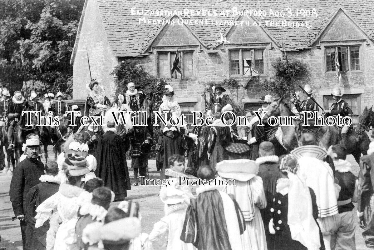 OX 1023 - Elizabethan Revels, Burford, Oxfordshire 1908