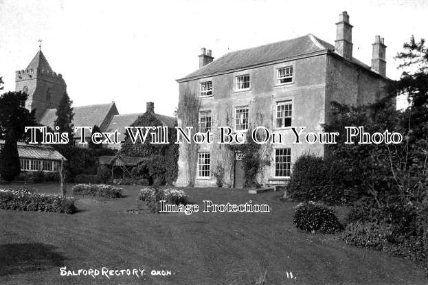 OX 1098 - Salford Rectory, Oxfordshire c1910