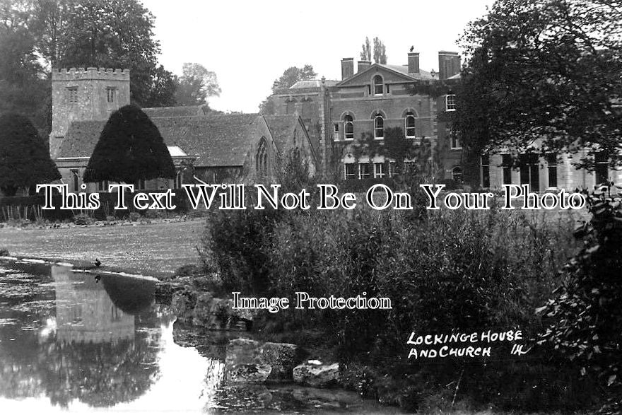 OX 1140 - Lockinge House & Church, Oxfordshire c1937