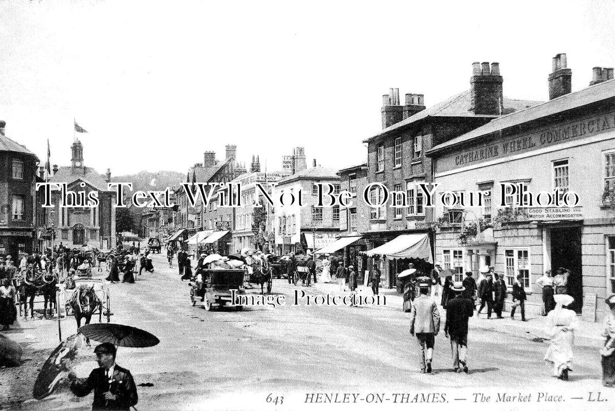 OX 1212 - The Market Place, Henley On Thames, Oxfordshire