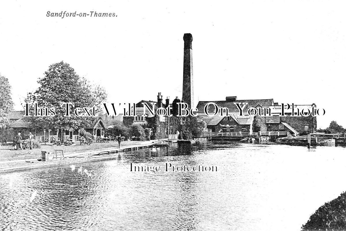 OX 1323 - Sandford On Thames, Oxfordshire c1910