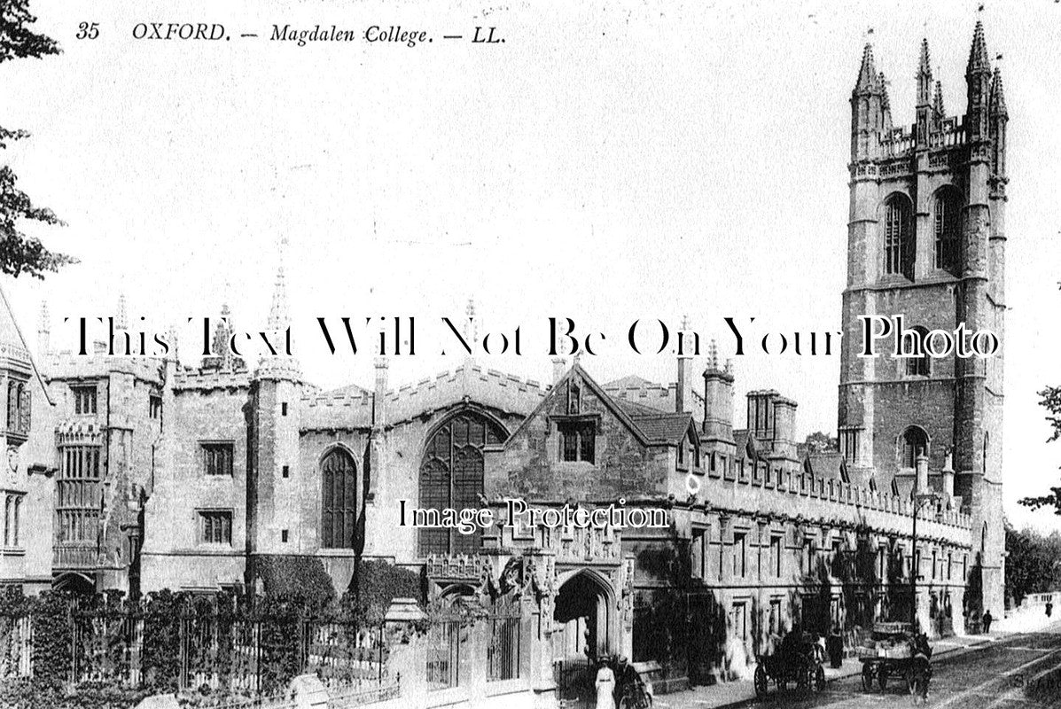 OX 1336 - Magdalen College, Oxford, Oxfordshire c1910