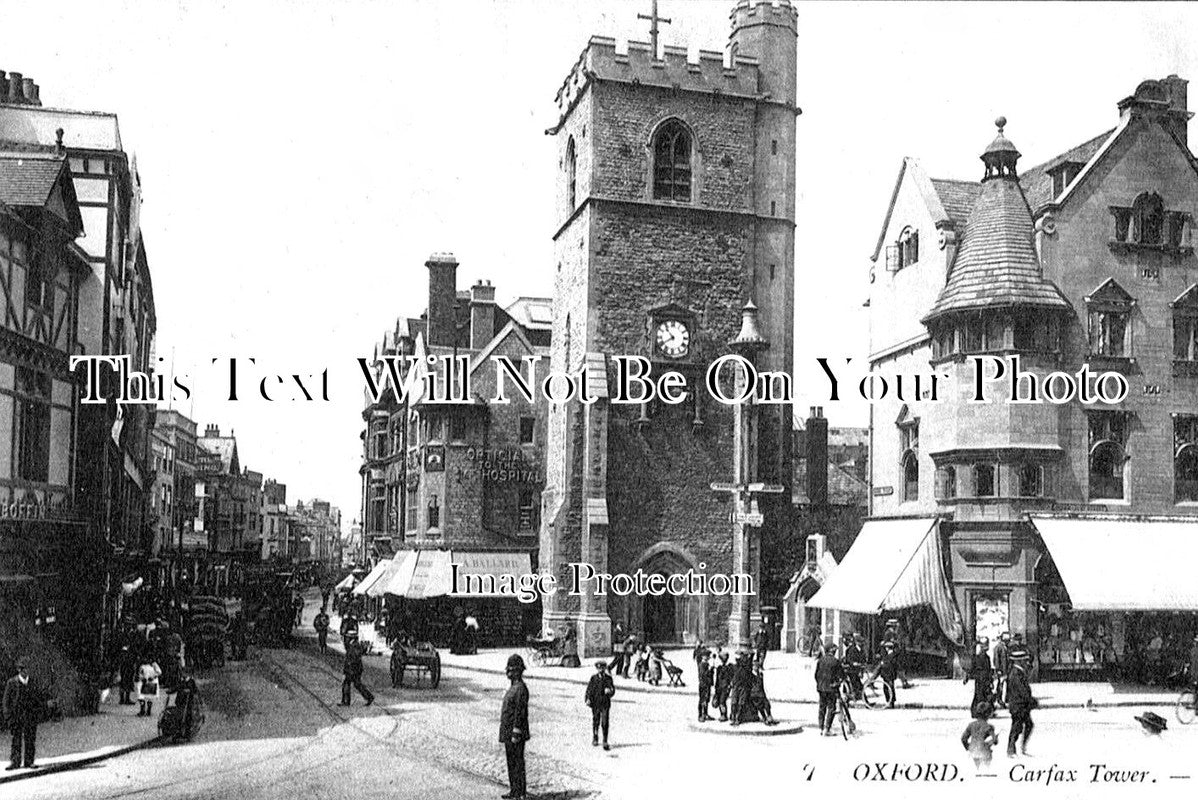 OX 1337 - Carfax Tower, Oxford, Oxfordshire c1910