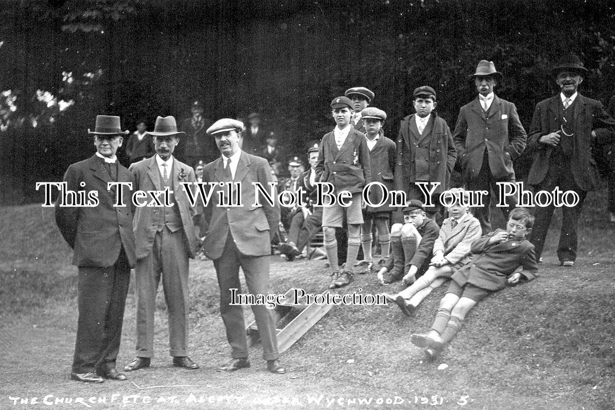 OX 1366 - The Church Fete, Ascott Under Wychwood, Oxfordshire 1931