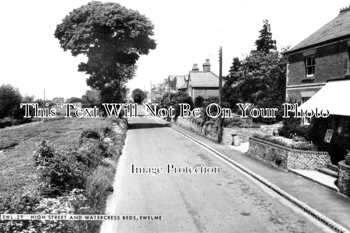 OX 1463 - High Street & Watercress Beds, Ewelme, Oxfordshire