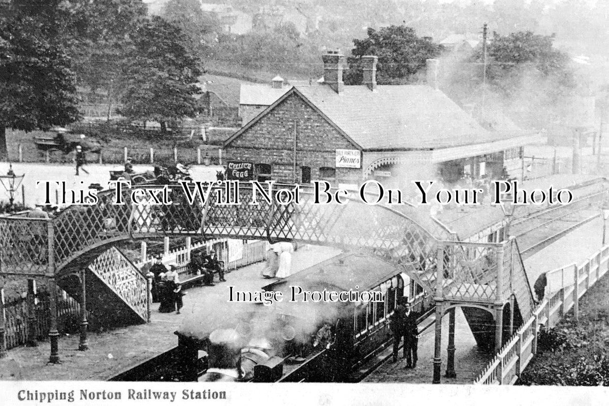 OX 1548 - Chipping Norton Railway Station, Oxfordshire c1910