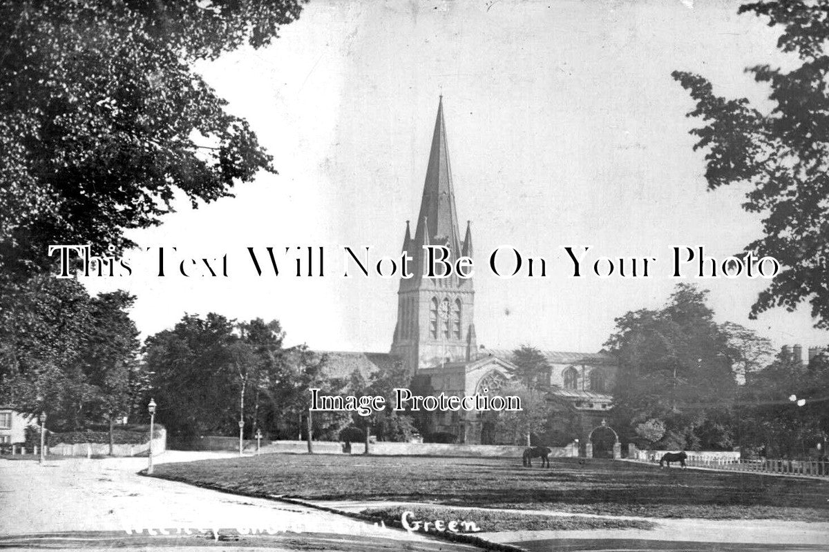 OX 1567 - Witney Church & Green, Oxfordshire