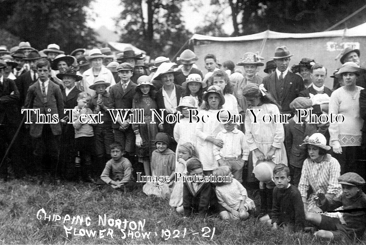 OX 1594 - Chipping Norton Flower Show, Oxfordshire 1921