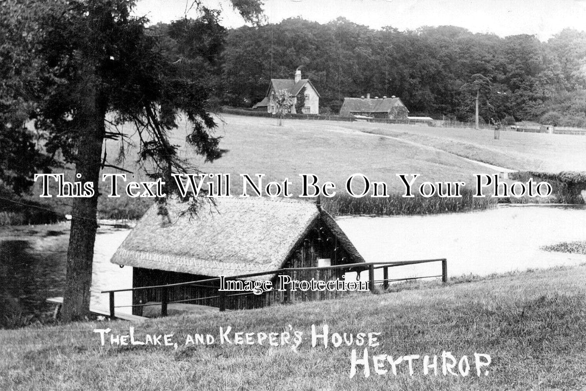 OX 1625 - The Lake & Keeper's House, Heythrop, Oxfordshire