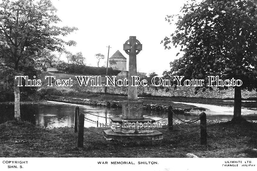 OX 1638 - Shilton War Memorial, Oxfordshire c1933