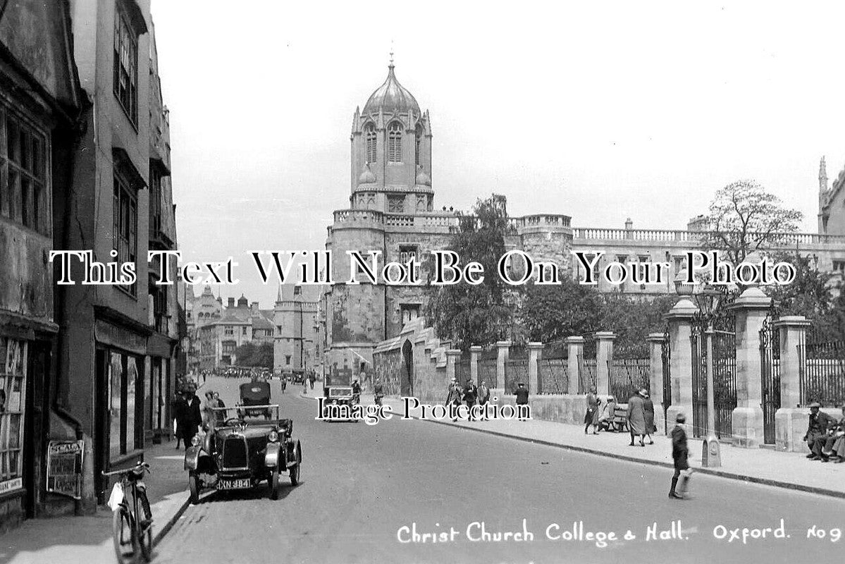 OX 1652 - Christ Church Collge & Hall, Oxford, Oxfordshire c1937