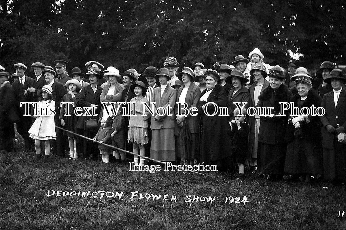 OX 17 - Deddington Flower Show, Oxfordshire 1924