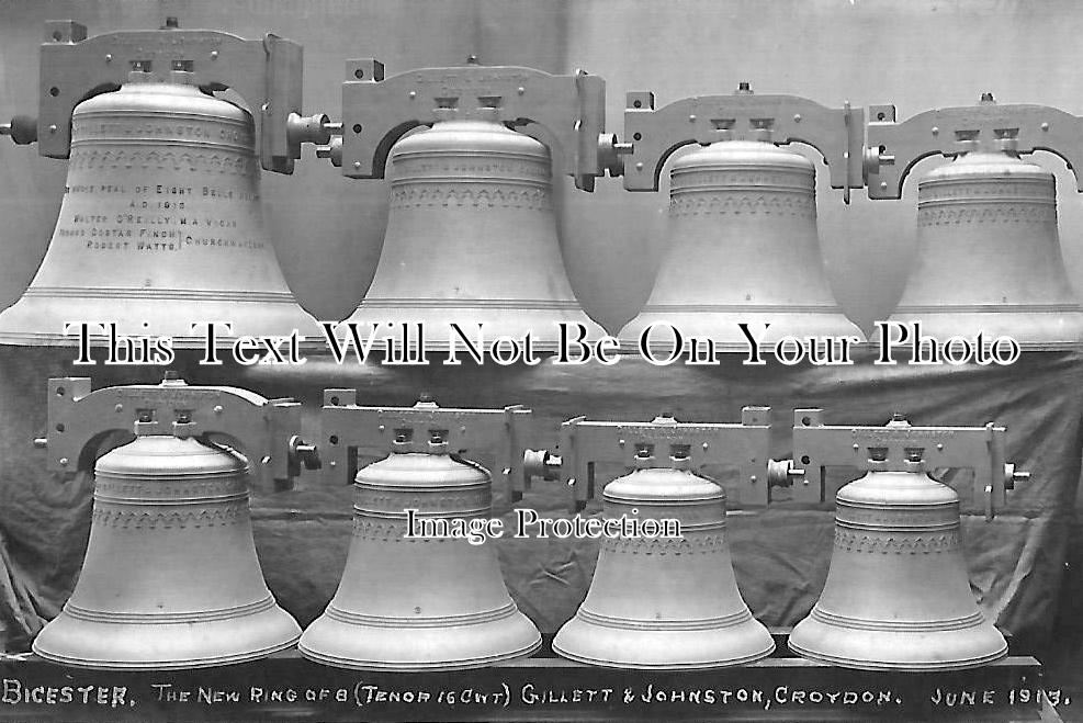 OX 1734 - New Ring Of Bells, Bicester, Oxfordshire 1913