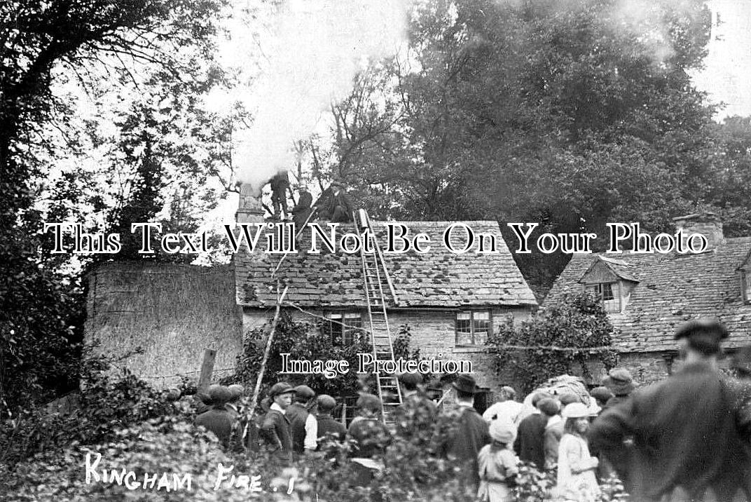 OX 1768 - Cottage Fire, Kingham, Chipping Norton, Oxfordshire