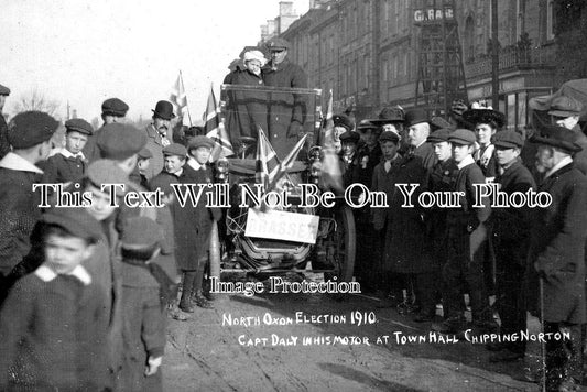 OX 1885 - North Oxon Election, Town Hall, Chipping Norton 1910