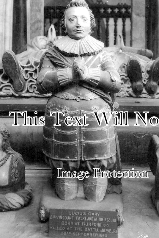 OX 1949 - Lucius Cary, Burford Church, Oxfordshire