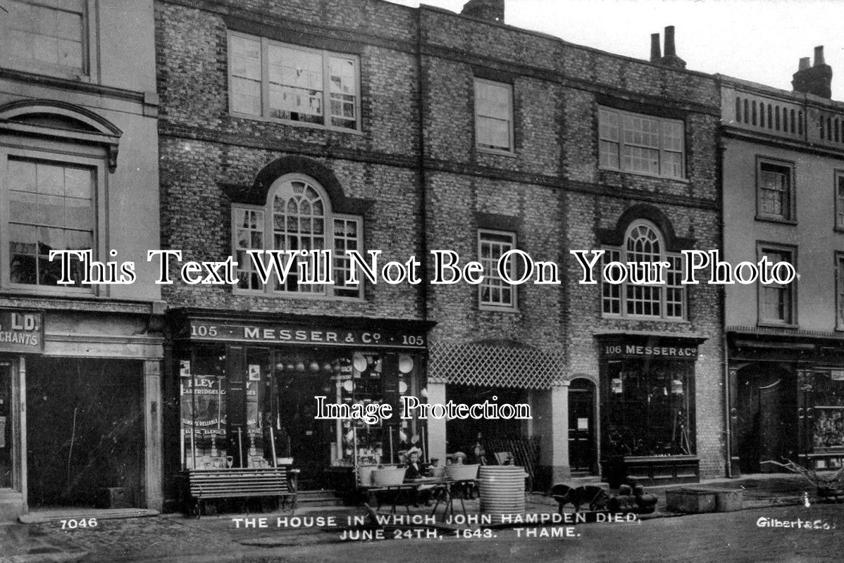 OX 203 - The House In Which John Hampden Died, Thame, Oxfordshire