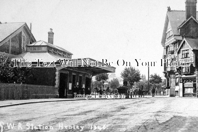 OX 249 - Henley On Thames GWR Railway Station, Oxfordshire c1913