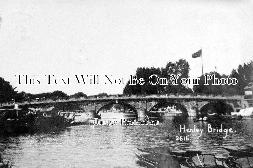 OX 265 - Henley On Thames Bridge, Oxfordshire c1908