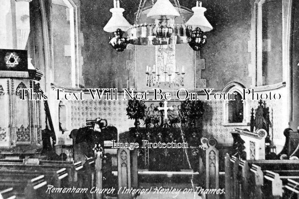 OX 281 - Interior Of Remenham Church, Henley On Thames, Oxfordshire