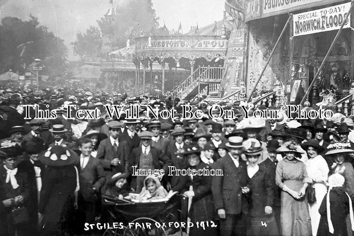 OX 411 - St Giles Fair, Oxford, Oxfordshire c1912