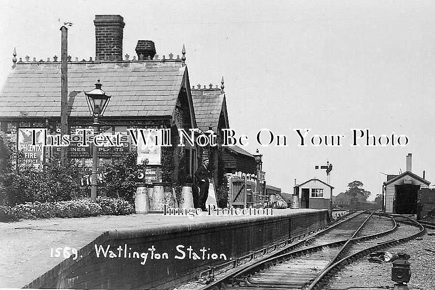 OX 45 Watlington Railway Station, Oxfordshire JB Archive