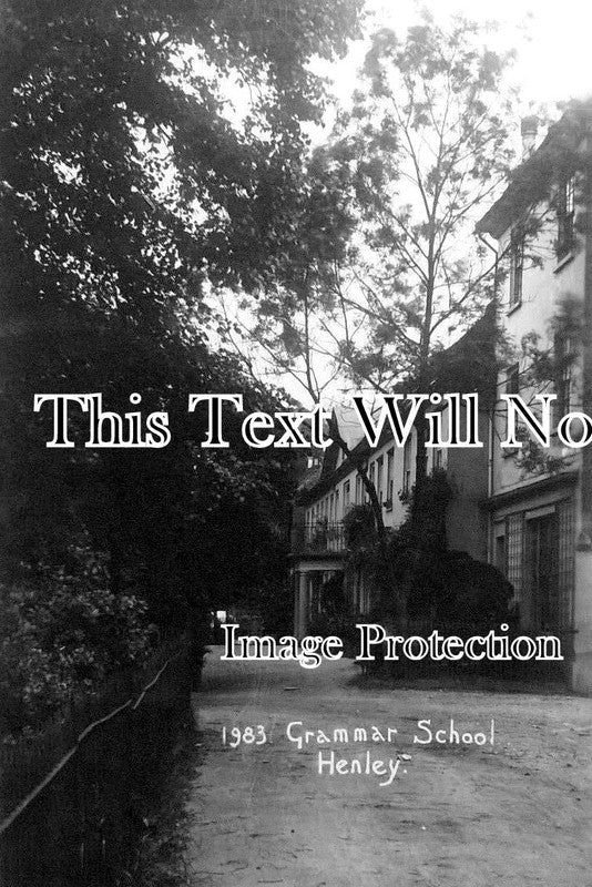 OX 465 - Grammar School, Henley, Oxfordshire c1918