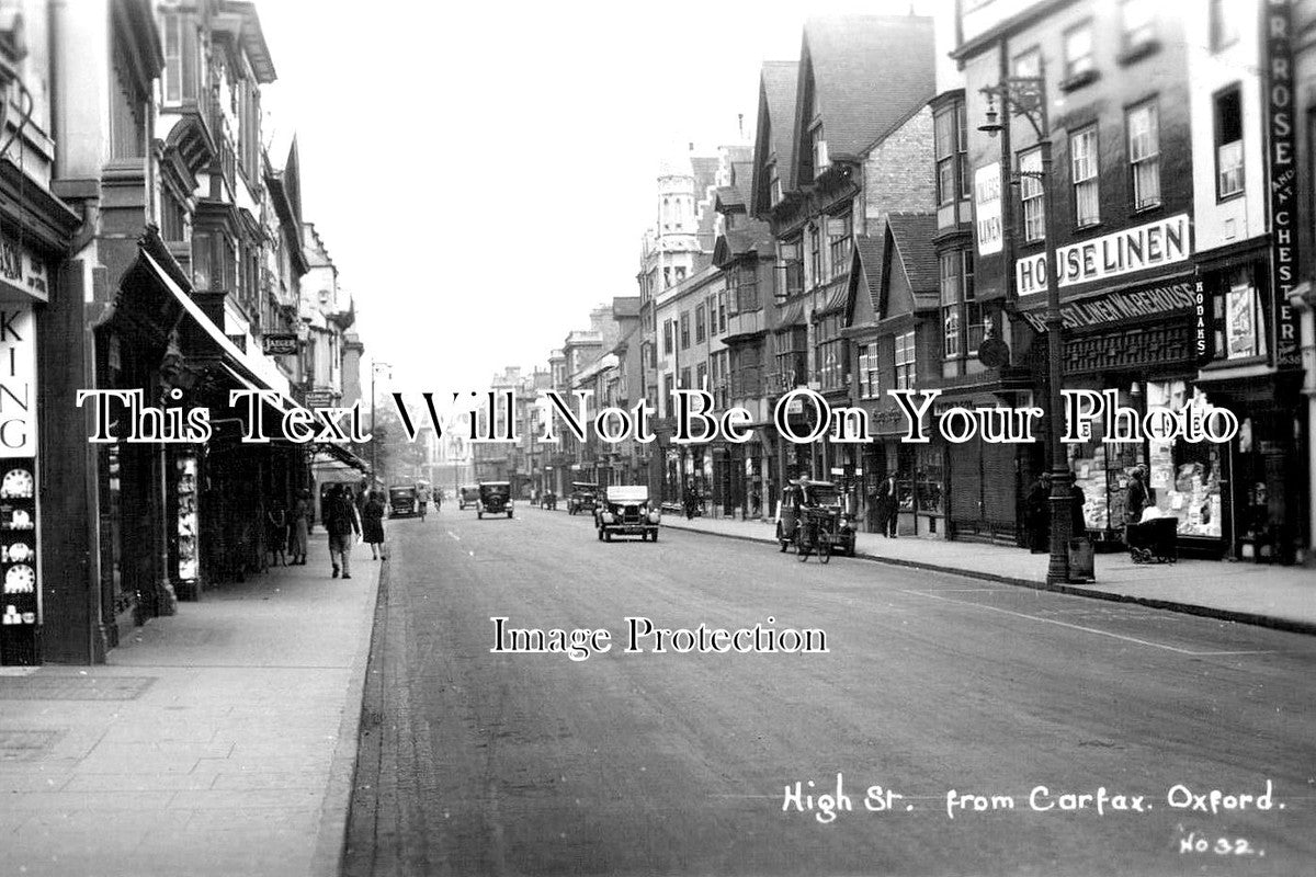 OX 514 - High Street From Carfax, Oxford, Oxfordshire