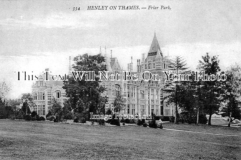 OX 60 - Friar Park House, Henley On Thames, Oxfordshire