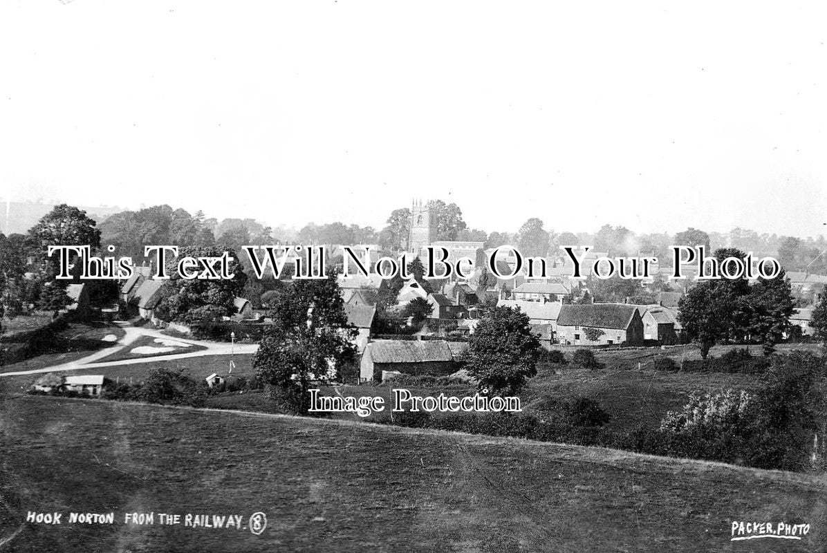 OX 770 - Hook Norton From The Railway, Oxfordshire