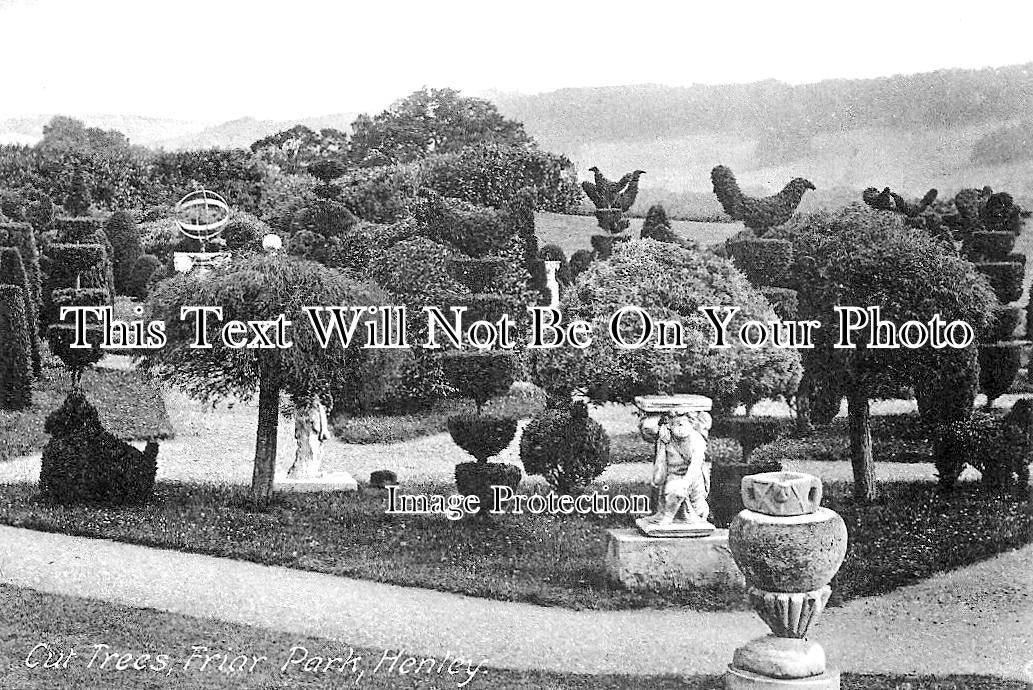 OX 821 - Friar Park Topiary, Henley On Thames, Oxfordshire