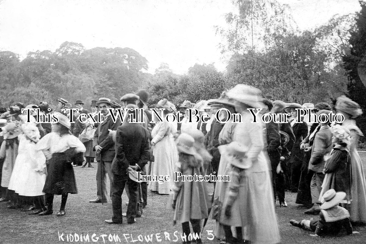 OX 846 - The Flower Show, Kiddington, Oxfordshire 1911