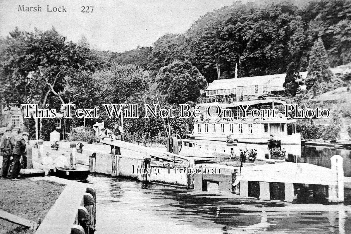 OX 886 - Marsh Lock, Henley On Thames, Oxfordshire 1908