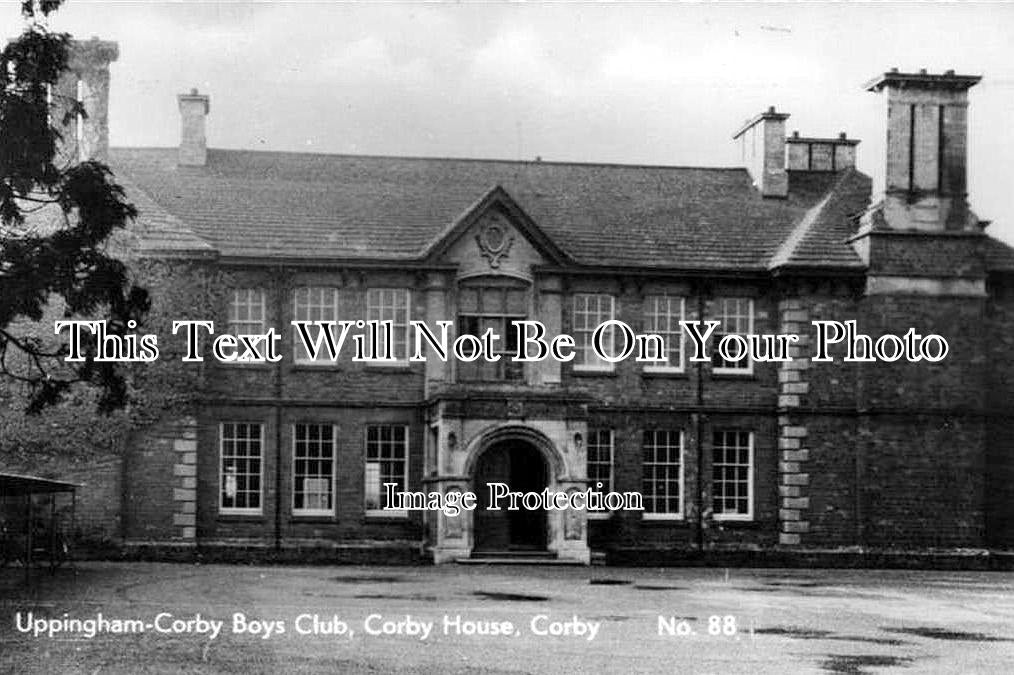 RU 106 - Uppingham Corby Boys Club, Corby House, Corby, Rutland