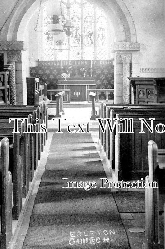 RU 133 - Interior View, Egleton Church, Rutland