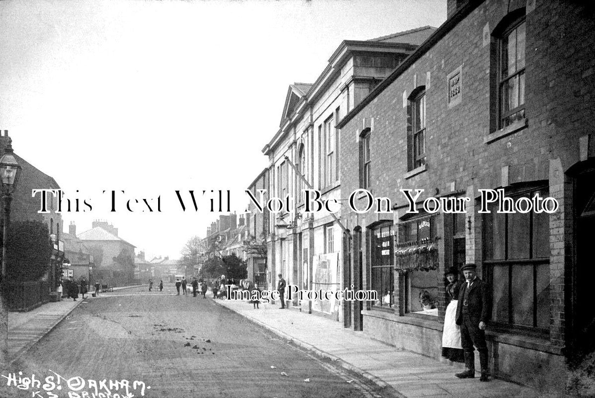 RU 187 - High Street, Oakham, Rutland c1910