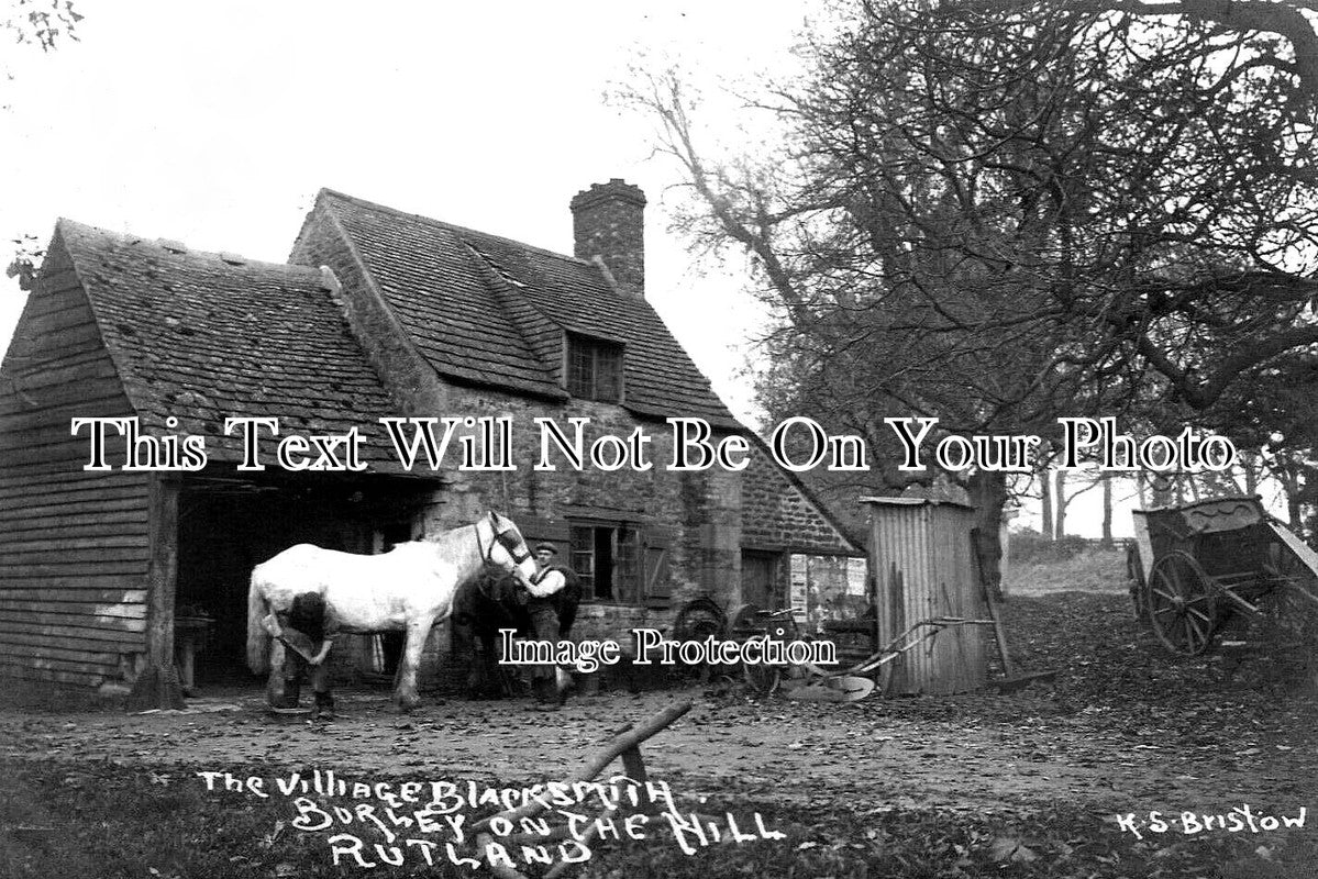 RU 206 - The Village Blacksmith, Burley On The Hill, Rutland c1904