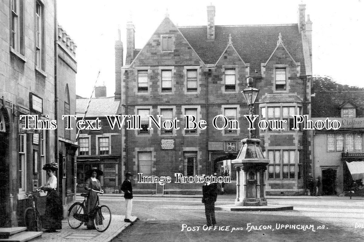 RU 272 - Uppingham Post Office & The Falcon Hotel, Rutland