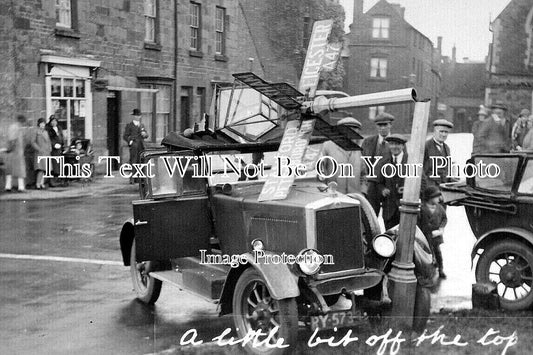 RU 299 - Early Motor Car Accident, Uppingham, Rutland 1930