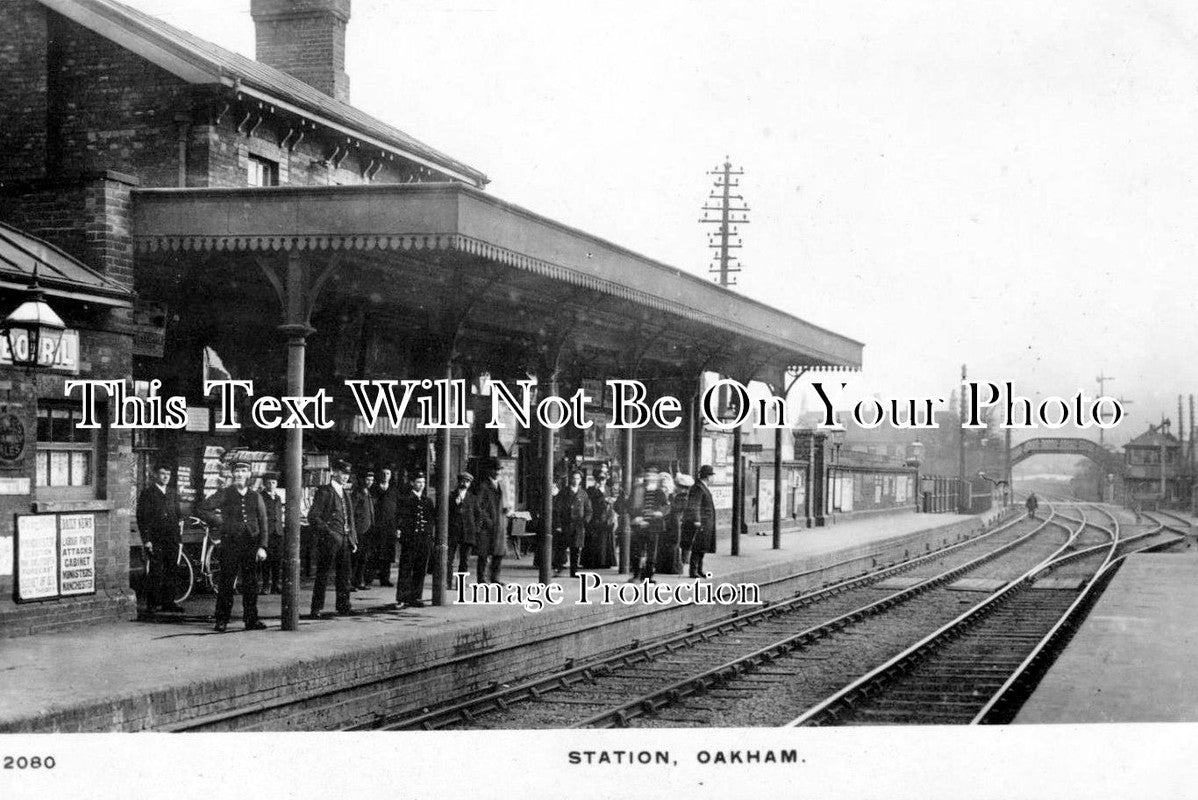 RU 38 - Oakham Railway Station, Rutland c1910